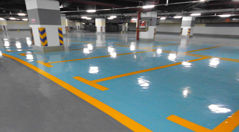 停車場地坪漆