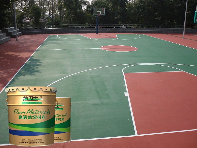 工廠活動區籃球場地坪漆