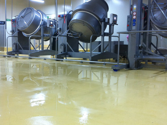 食品車(chē)間聚氨酯砂漿地坪