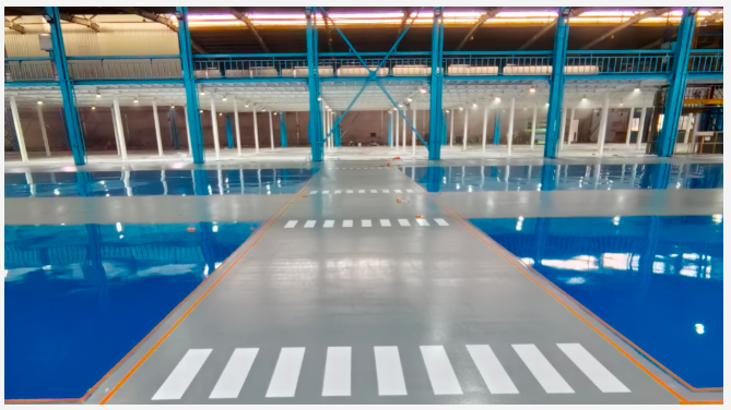 地衛(wèi)士砂漿型超耐磨環(huán)氧地坪漆完工圖