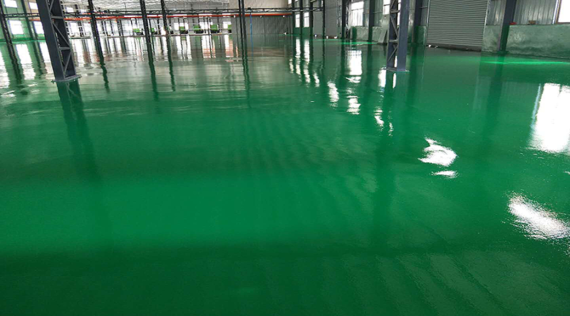 耐磨經濟型環氧地坪漆完工