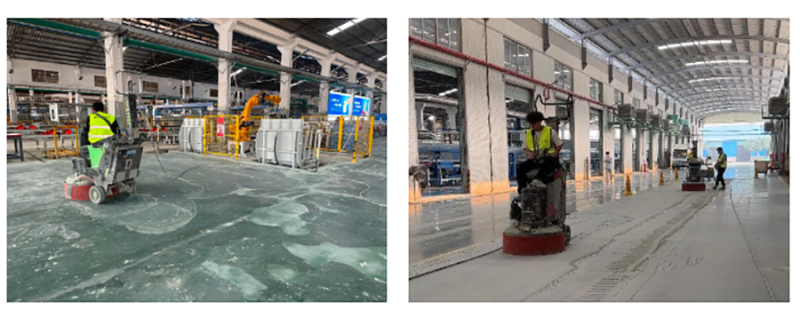 珠海市白兔陶瓷有限公司鋰基密封固化地坪施工圖