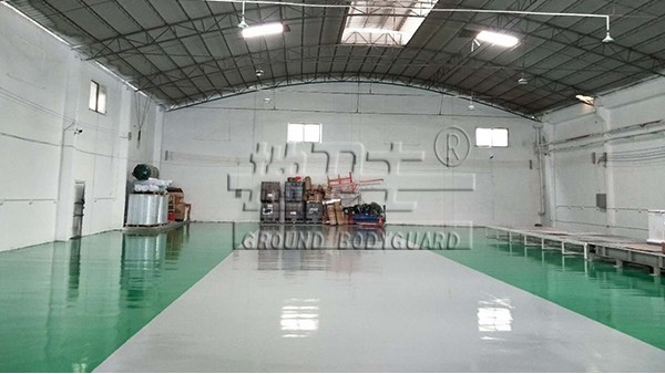 拓洪管道有限公司選用地衛士滾面耐壓砂漿型環氧地坪漆