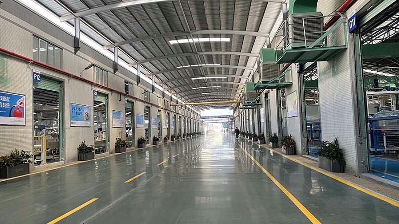 珠海市白兔陶瓷有限公司鋰基密封固化地坪完工圖