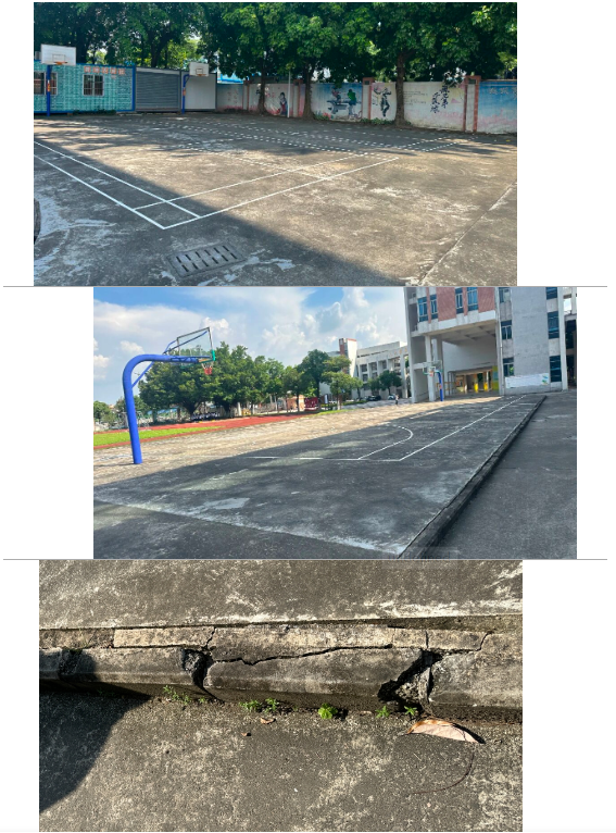 佛山市順德區(qū)勒流鎮(zhèn)沖鶴小學(xué)運動場原始地面