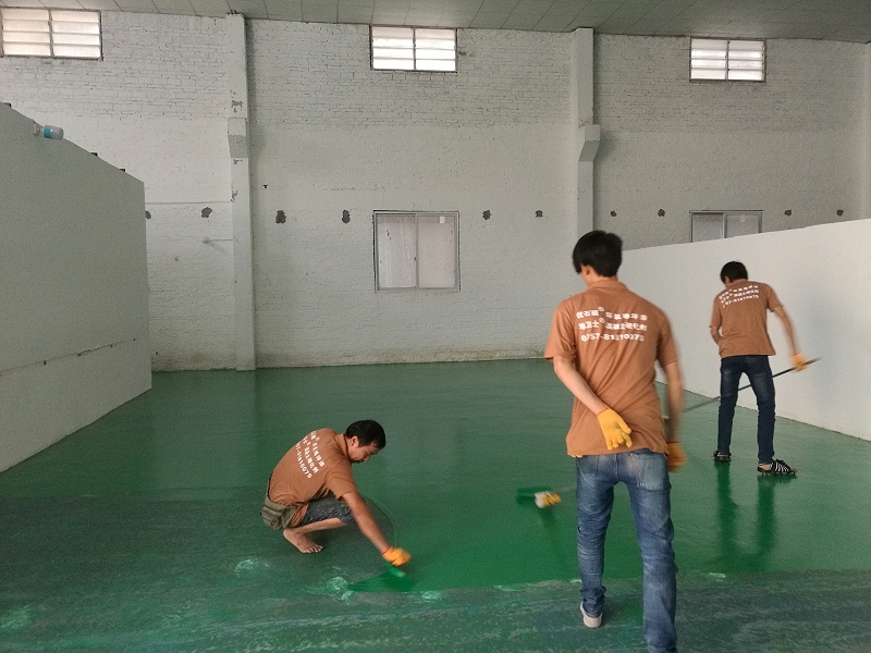 “地衛士”環氧地坪漆施工