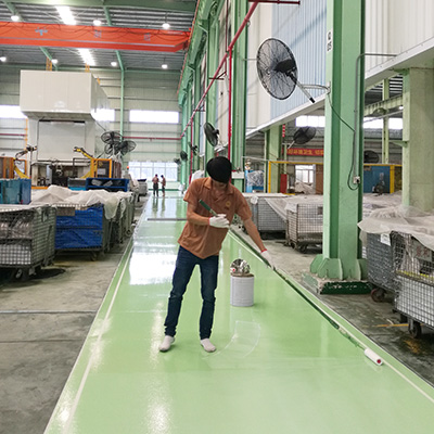 納米耐磨層施工