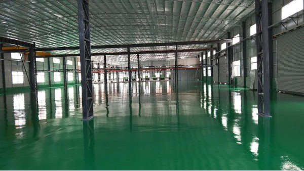 泰龍塑膠制品有限公司選用地衛士環氧地坪漆工程