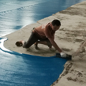 第4步、環氧砂漿層施工