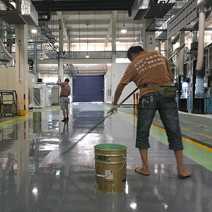 第8步、環氧面漆施工